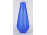 Gyönyörű kék színű Karcagi fátyolüveg váza 24.5 cm