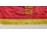 Szegedi Kendefonógyár szocialista selyem zászló 1972 68 x 50 cm