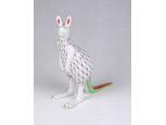 Garden mintás Hollóházi porcelán kenguru 14 cm