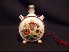 Régi Zsolnay porcelán kulacs