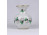 Petrezselyem mintás kisméretű Herendi porcelán ibolyaváza 6.8 cm