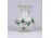 Petrezselyem mintás kisméretű Herendi porcelán ibolyaváza 6.8 cm