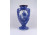 Antik Villeroy & Boch kék fehér porcelán váza 22.1 cm