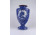 Antik Villeroy & Boch kék fehér porcelán váza 22.1 cm