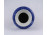 Antik Villeroy & Boch kék fehér porcelán váza 22.1 cm