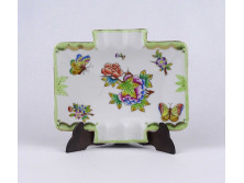 Viktória mintás Herendi porcelán hamutál