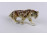 Royal Dux porcelán tigris szobor 19 cm