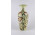 Vajszínű Zsolnay orchideás porcelán váza 26.5 cm