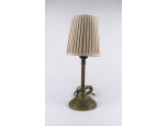 Antik bronz talpas asztali lámpa, éjjeli lámpa 51 cm