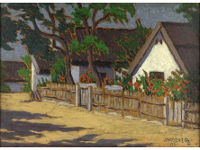 Sass Brunner Erzsébet: Nyári délután 34.5 x 24.5 cm