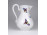 Antik Herendi Anton pillangó mintás porcelán kancsó 17.5 cm