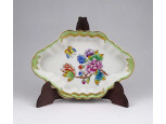 Viktória mintás Herendi porcelán hamutál, tálka
