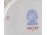 Lila Apponyi mintás Herendi porcelán fonott kosár 12 cm