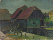 Pálla Jenő (1883-1958) : Vizimalom 1930
