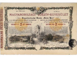 Magyarországi Jószív-egyesület sorsegykölcsön sorsjegy 1888