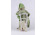 Régi német porcelán széken ülő barokk férfi figura 22 cm