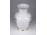 Régi virágos Hollóházi porcelán váza 15 cm