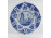 Antik XVIII. századi Habán nagyméretű fajansz tál falitál 30 cm