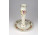 Vajszínű pillangós Zsolnay porcelán gyertyatartó 14 cm
