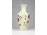 Különleges MOL-os vajszínű pillangós Zsolnay porcelán váza 16.3 cm