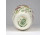 Különleges MOL-os vajszínű pillangós Zsolnay porcelán váza 16.3 cm