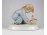 Kislány búgócsigával SINKÓ ANDRÁS tervezte Zsolnay porcelán figura
