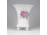Hajnalka mintás Hollóházi porcelán lábas váza 12 cm