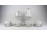 Antik Pfeiffer & Löwenstein porcelán teáskészlet 12 darab