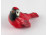 Régi jelzett Hummel Goebel porcelán piros madár figura 7 cm