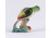 Régi Herendi porcelán madár figura csipkebogyós talapzaton 7.4 cm