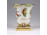 Régi Viktória mintás Herendi oroszlánlábas porcelán kaspó 7.8 cm
