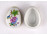 Régi Viktória mintás Herendi porcelán tojás 7.4 cm