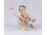 Régi Herendi porcelán figura fiú békával 