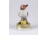 Régi Herendi porcelán figura kismadár fiókáival