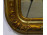Antik nagyméretű aranyozott Biedermeier tükör 127 x 85 cm