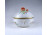 Hecsedli mintás rózsadíszes Herendi porcelán bonbonier