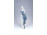 Sarkantyu Judit : Kék ruhás hölgy porcelán szobor 28.6 cm