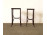 Antik kisméretű két darabos egymásba rakható thonet jellegű lerakóasztal 