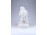 Szoptató anya gyermekével - festetlen biszkvit Herendi porcelán figura 19.5 cm