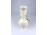 Vajszínű virágmintás Zsolnay porcelán díszváza 26 cm