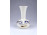 Vajszínű kék búzavirág díszes Zsolnay porcelán váza 11.3 cm