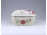 Nagyméretű vajszínű pillangós Zsolnay porcelán bonbonier