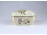 Nagyméretű vajszínű pillangós Zsolnay porcelán bonbonier