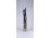 Mid century bordó cseh művészi fújt üveg váza szálváza 39 cm 