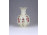 Vajszínű Zsolnay porcelán gerezdes váza 15 cm 