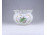 Régi hecsedli mintás Herendi porcelán kaspó