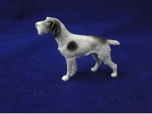 Régi Metzler - Ortloff porcelán kutya