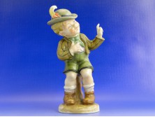 Nagyméretű régi Bertram porcelán figura