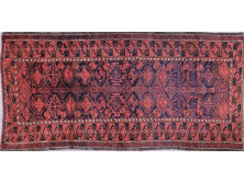 Gyönyörű antik kézi szövésű perzsa szőnyeg