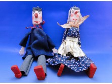 Régi marionett bábu pár